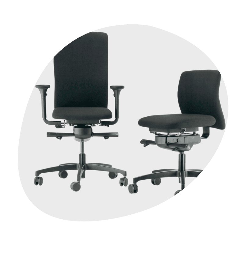 Adaptable seat, backrest and armrest